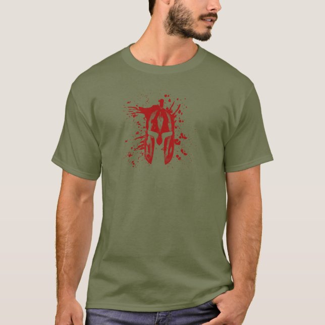 Camiseta Helmet Spartan American Spartan Molon Labe (Frente)