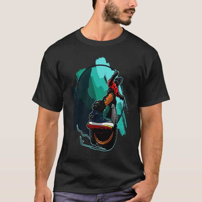 Camiseta Helmet Stuntman on Unicycle (Frente)