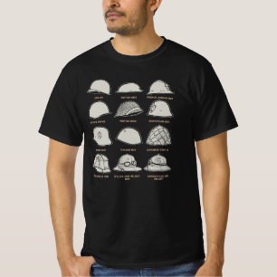 Camiseta Helmets of the World War 2