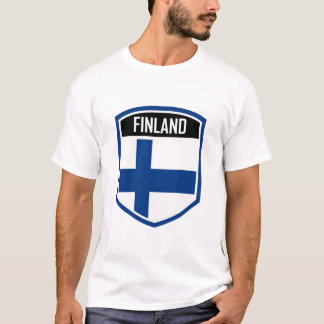 Camiseta Helsínquia, Finlândia, Flag Emblem