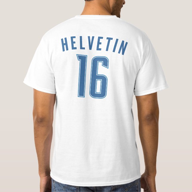 Camiseta Helvetin 16  (Verso)