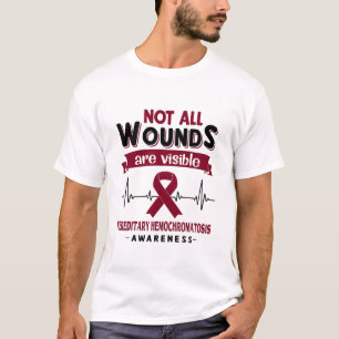 Camiseta Hemocromatose Hereditária Sensibilização Mês F