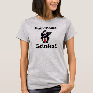 Camiseta Hemofilia Fedor Design de Conscientização do Gambá
