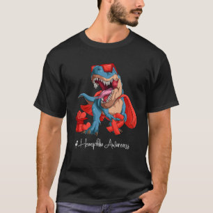 Camiseta Hemofilia Sensibilização Mês Tripa Vermelha da Fit
