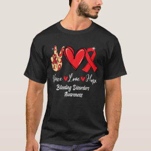 Camiseta Hemorragia Desordens Consciência Paz Amor Esperanç