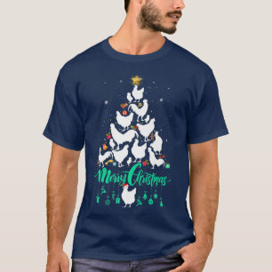 Camiseta Hen Chick Farmer Merry Chickmas Christmas Chicken