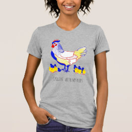 Camiseta Hen com Pintinhos
