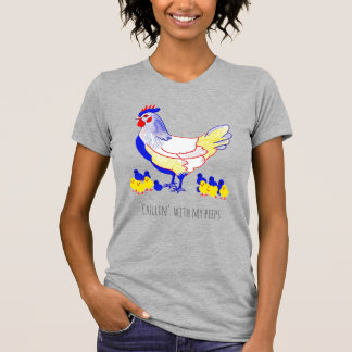 Camiseta Hen com Pintinhos