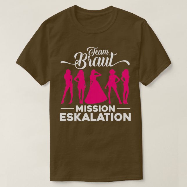 Camiseta Hen Party Team Bride Gift 5 (Frente do Design)