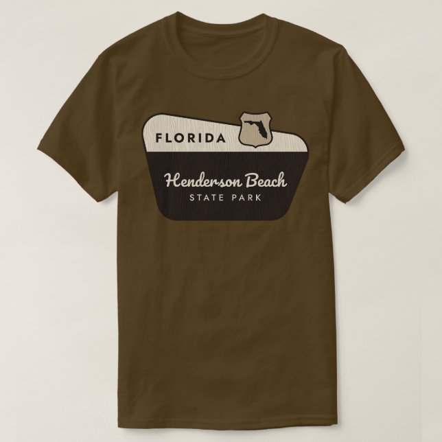 Camiseta Henderson Beach State Park Florida - Sinal de boas (Frente do Design)