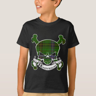 Camiseta Henderson Tartan Skull
