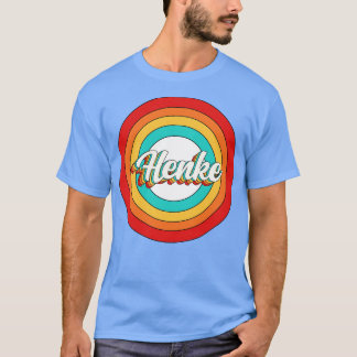 Camiseta Henke Name Shirt Vintage Henke Circle