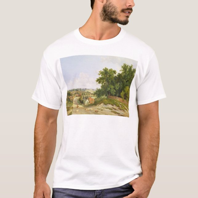 Camiseta Henley em Tamisa (Frente)