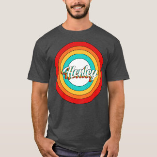 Camiseta Henley Name Shirt Vintage Henley Circle