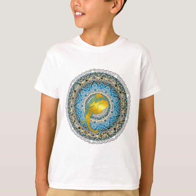 Camiseta Henna Elephant Mandala Ganesha Mindful Gifts (Frente)