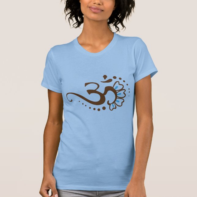 Camiseta Henna floral OM (Frente)
