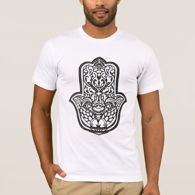 Camiseta Henna Hand of Hamsa (Original) (Frente)