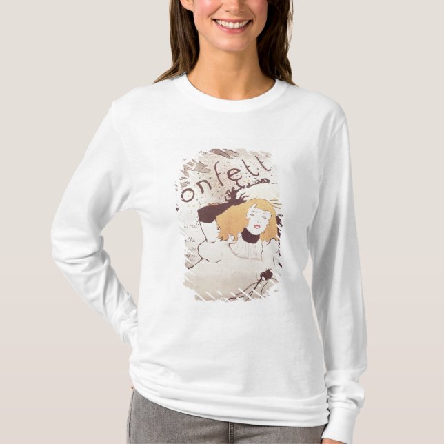 Camiseta Henri de Toulouse-Lautrec | Confetti, 1893 (Frente)