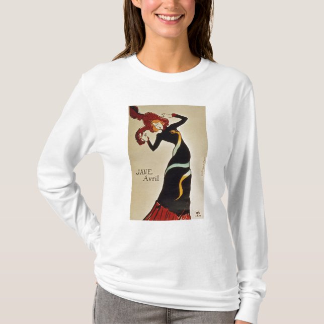 Camiseta Henri de Toulouse-Lautrec | Jane Avril 1899 (Frente)