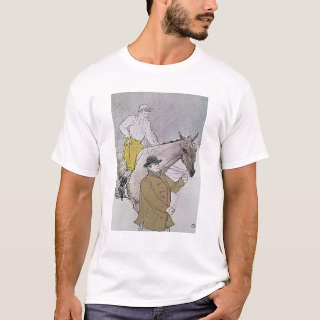 Camiseta Henri de Toulouse-Lautrec | que o jóquei conduziu (Frente)