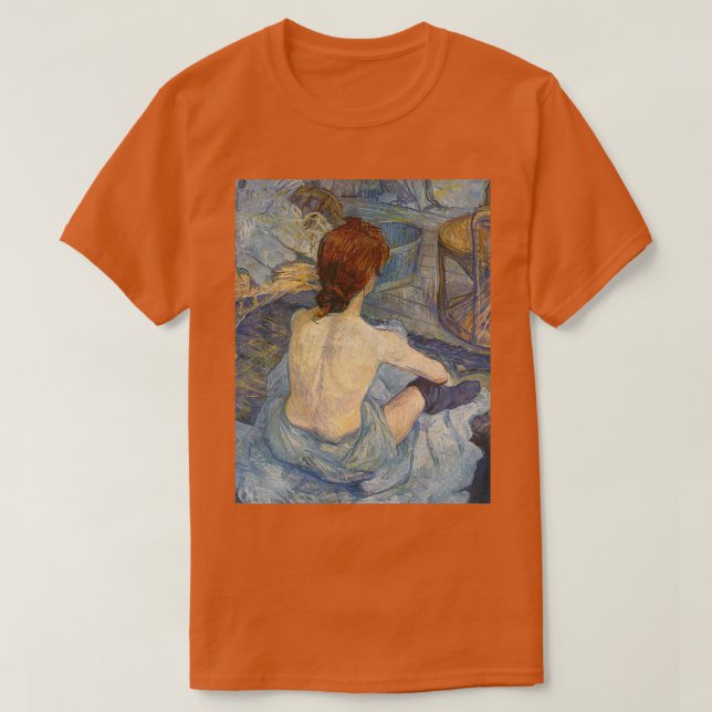 Camiseta Henri de Toulouse Lautrec Rousse La Toilette (Frente do Design)
