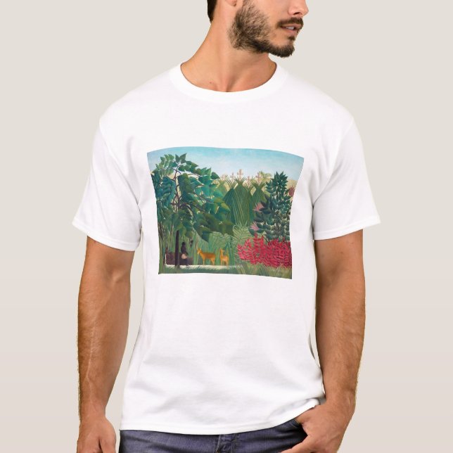 Camiseta Henri Rousseau - A Quebra d'Água (Frente)