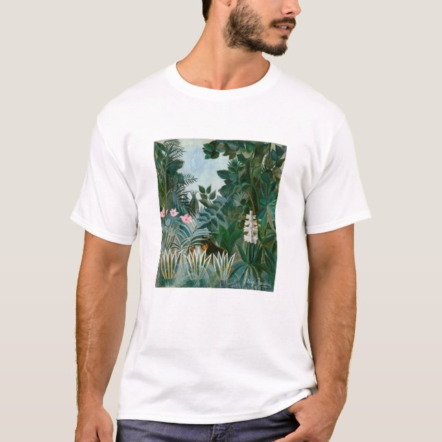 Camiseta Henri Rousseau - A Selva Equatorial (Frente)