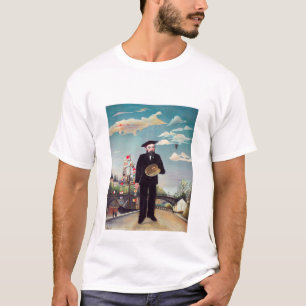 Camiseta Henri Rousseau - Autorretrato-Paisagem