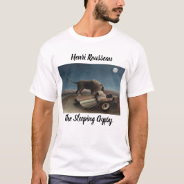 Camiseta Henri Rousseau é a T-Shirt cigana dormente