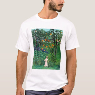 Camiseta Henri Rousseau - Mulher Caminhando numa Floresta E