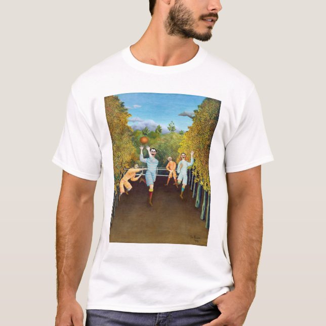 Camiseta Henri Rousseau - Os Jogadores De Futebol (Frente)