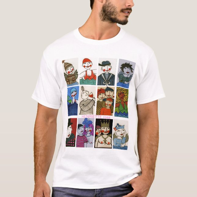 Camiseta Henriette rosa (Frente)