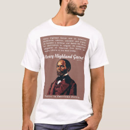 Camiseta Henry Highland Garnet-Figures na História American