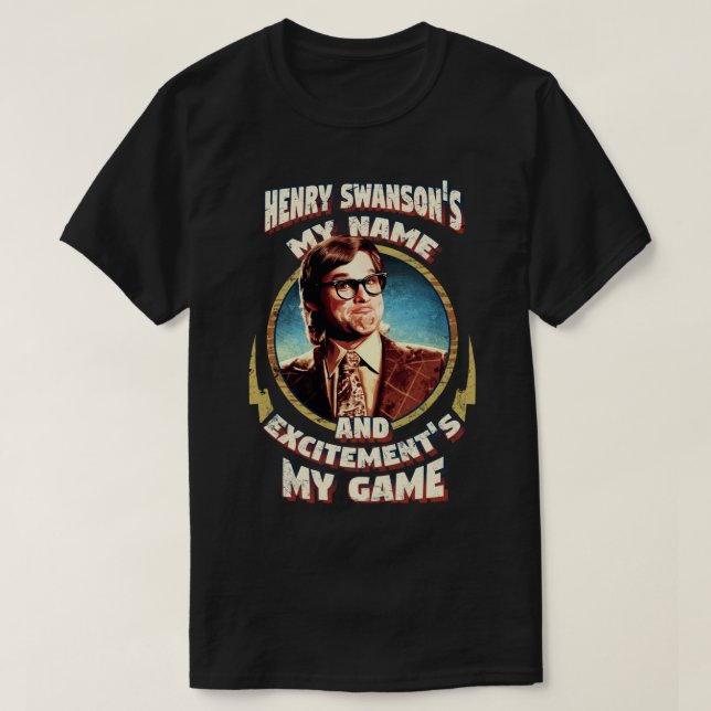 Camiseta Henry Swanson Grande Problema em Pequena China Por (Frente do Design)