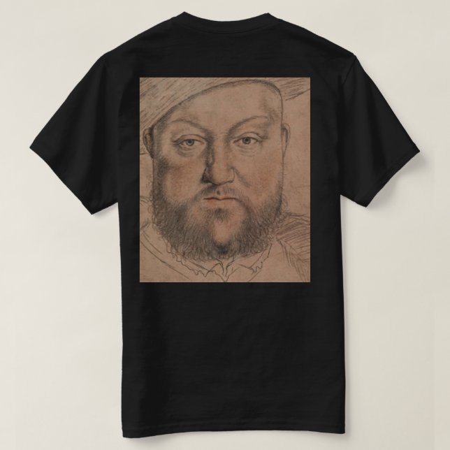 Camiseta Henry VIII (Verso do Design)