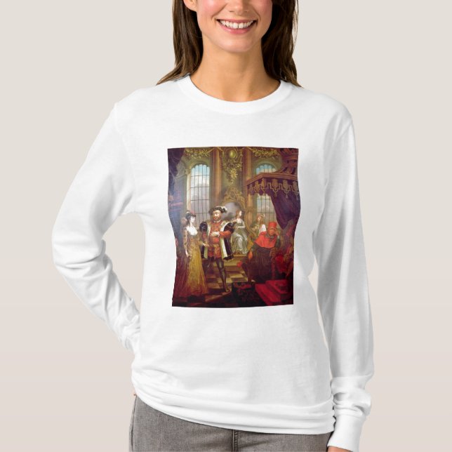 Camiseta Henry VIII Anne Boleyn de introdução na corte (Frente)