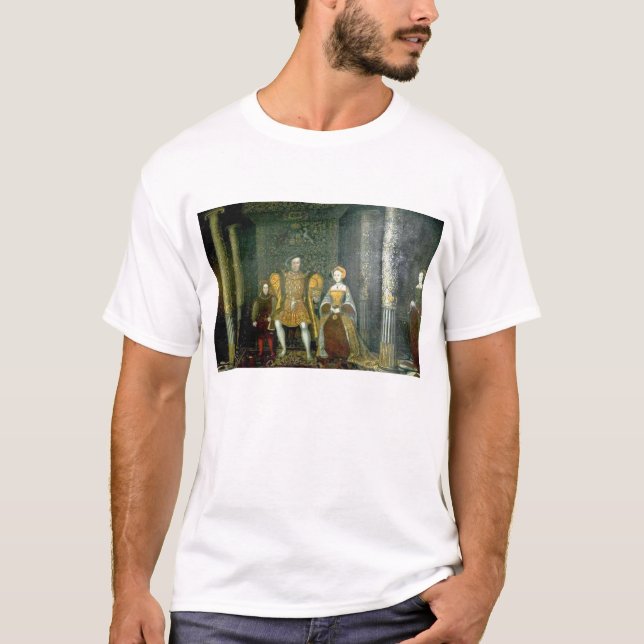 Camiseta Henry VIII e família (Frente)