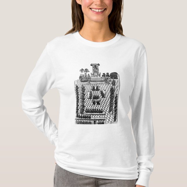 Camiseta Henry VIII e parlamento em 1523 (Frente)