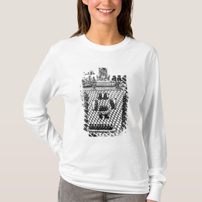 Camiseta Henry VIII e parlamento em 1523 (Frente)