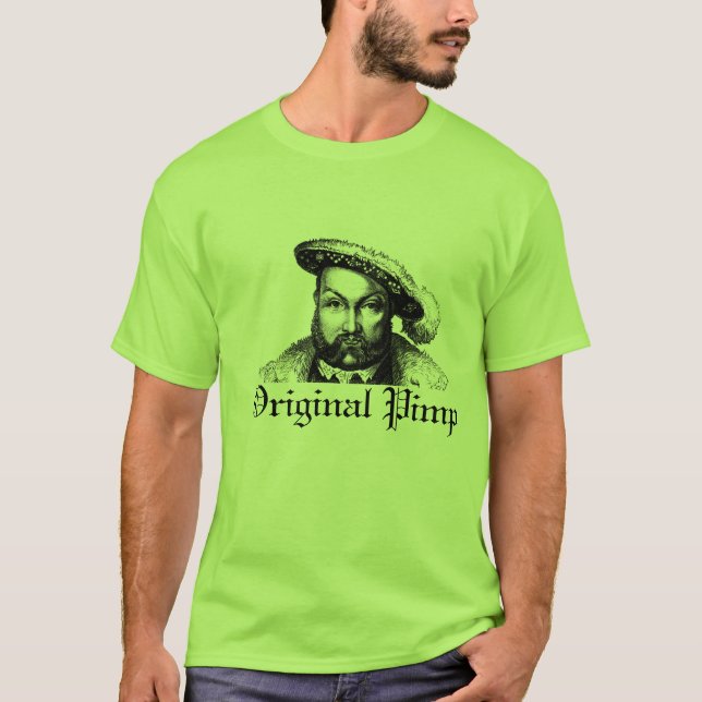 Camiseta Henry VIII: Proxeneta original (verde) (Frente)