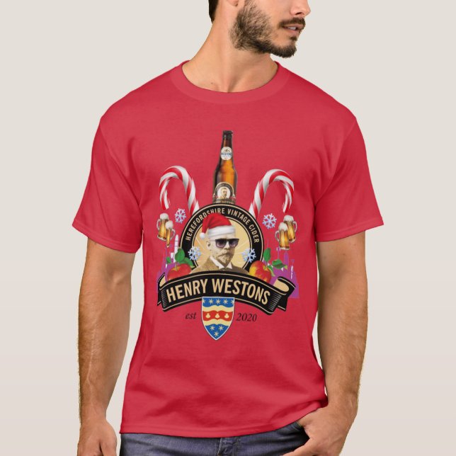 Camiseta Henry Weston Society Est 2020 Christmas family (Frente)