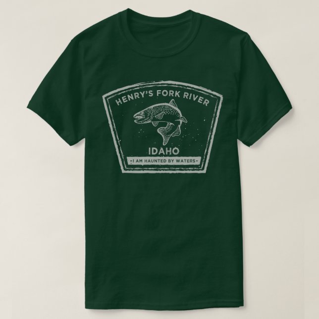 Camiseta Henrys Fork River Idaho Fly Fisheries (Frente do Design)