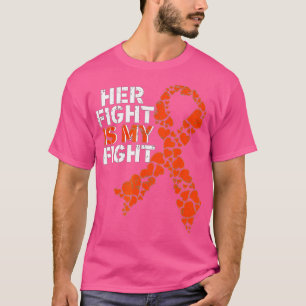 Camiseta Her Fight Is My Fight Awareness Womens Leukemia Su