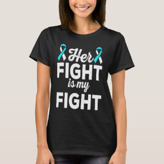 Camiseta Her Fight is My Fight Dysautonomia Awareness Ribbo