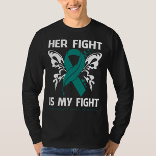 Camiseta Her Fight Is My Fight HEADACHES AWARENESS Butterfl
