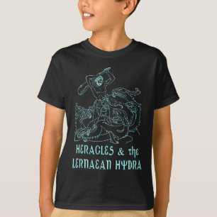 Camiseta Heracles e o Hydra de Lernaean