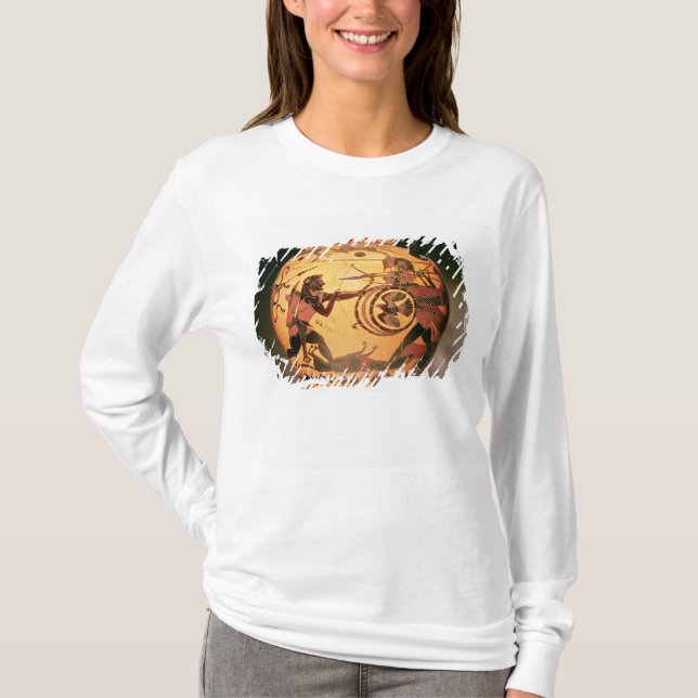 Camiseta Heracles que luta Geryon (Frente)
