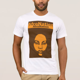 Camiseta Herança africana África da arte da nação do Af