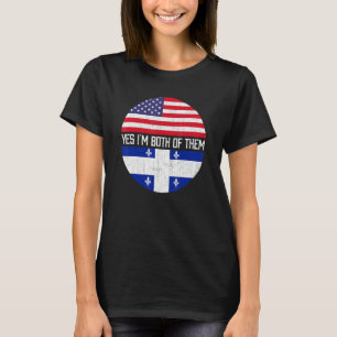 Camiseta Herança Da Família Bandeira Americana Half Quebeco