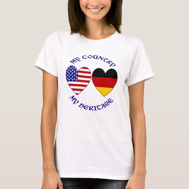 Camiseta Herança do Patrimônio Nacional da Mulher nos EUA (Frente)